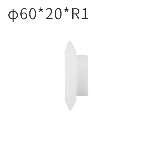 Mingde fabricación de maquinaria 60*20*R1MM Rueda de presión de nailon con pasador para máquina de envolver perfiles