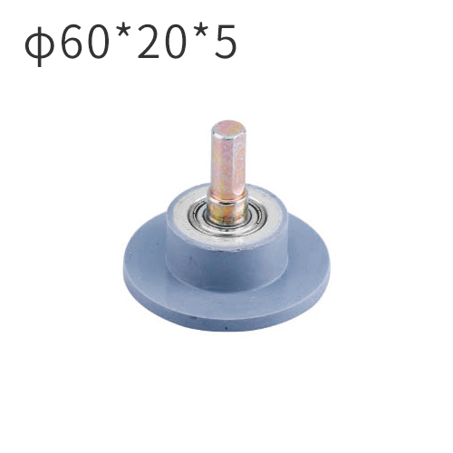 Mingde maquinaria de fabricación 60*20*5MM Ruedas de silicona importadas con pasadores para máquina de envolver perfiles