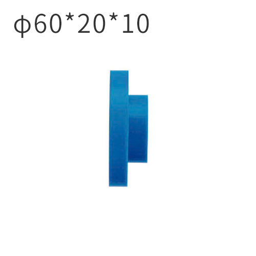 Mingde maquinaria de fabricación Rueda de silicona de 60*20*10MM con pasador para máquina de envolver perfiles