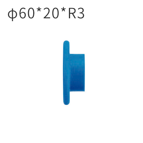 Mingde maquinaria de fabricación Rueda de silicona de 60*20*R3MM con pasador para máquina de envolver perfiles