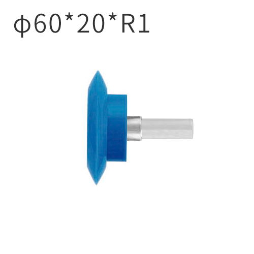 Mingde maquinaria de fabricación Rueda de silicona de 60*20*R1MM con pasador para máquina de envolver perfiles