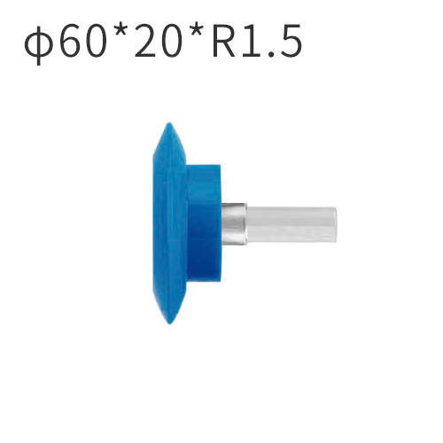 Mingde maquinaria de fabricación Rueda de silicona de 60*20*R1.5MM con pasador para máquina de envolver perfiles