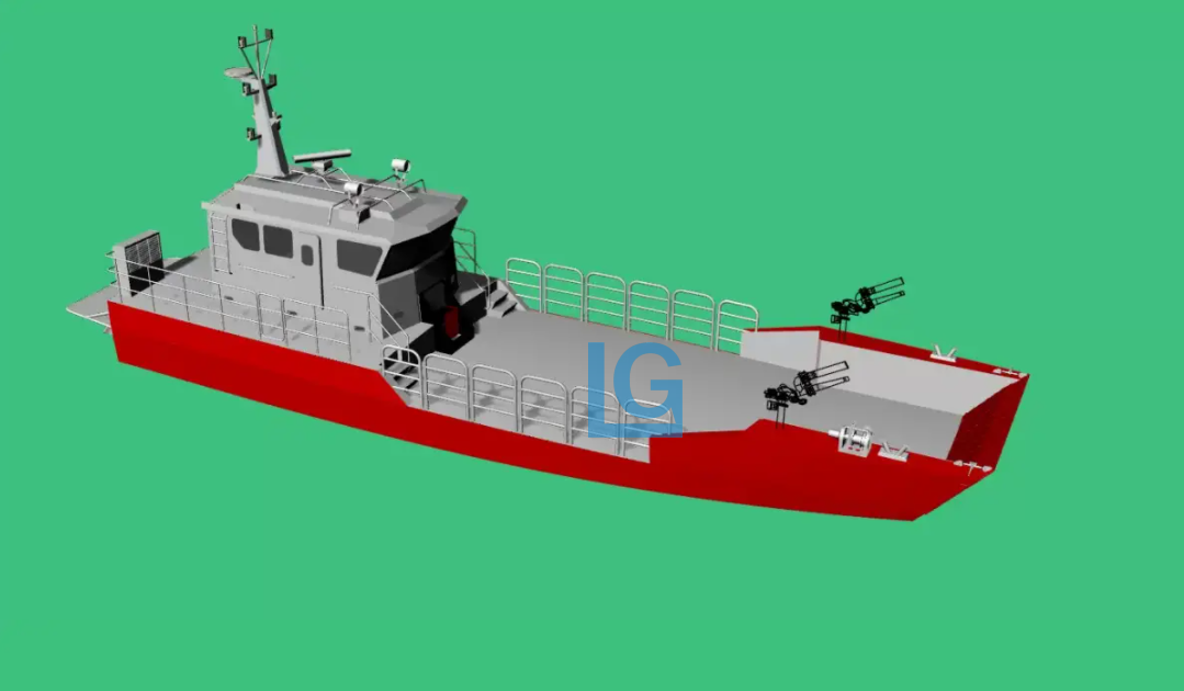 22m aluminum fire boat