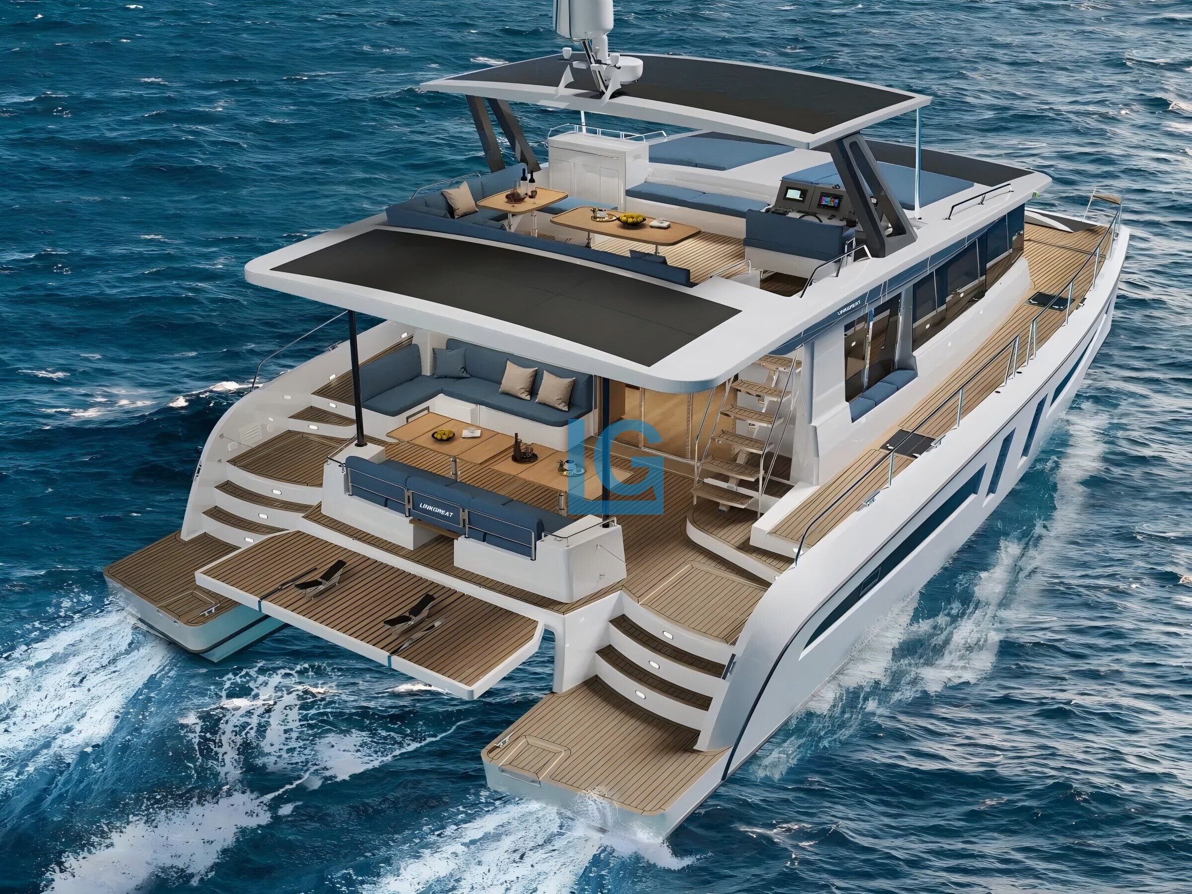 55ft Power Catamaran Standard Configuration