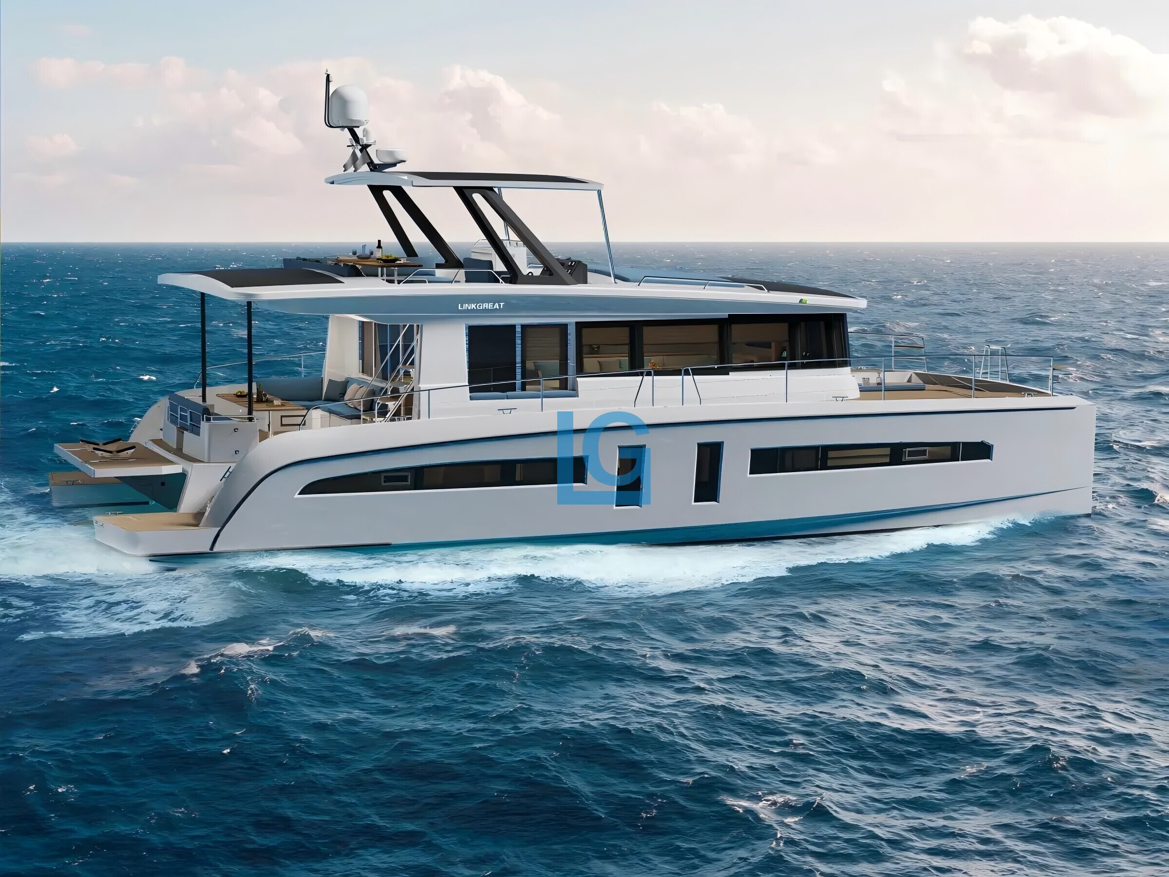 55ft Power Catamaran Standard Configuration