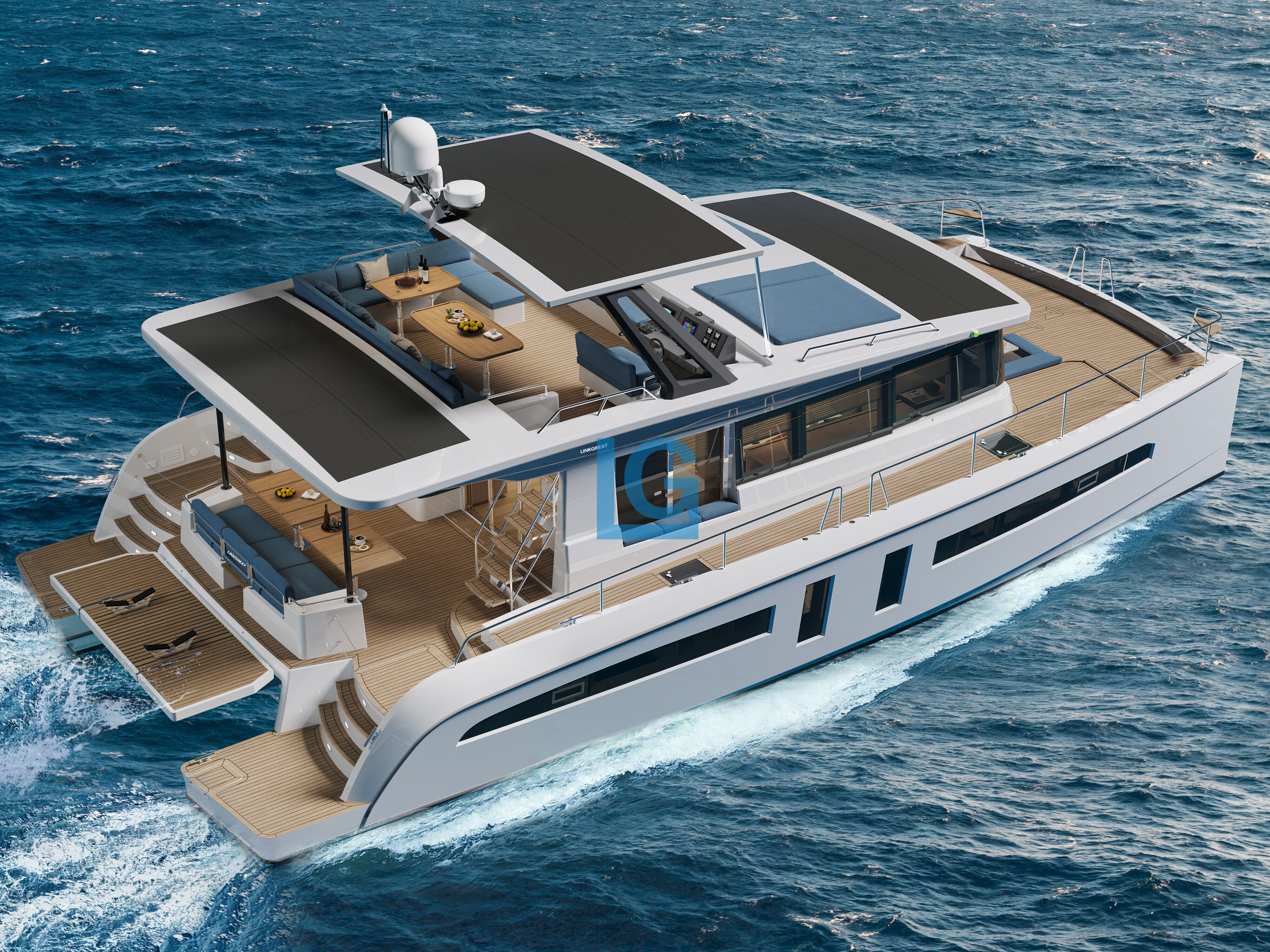 55ft Electric Luxury Catamaran Yacht 55ft Electric Luxury Catamaran Yacht