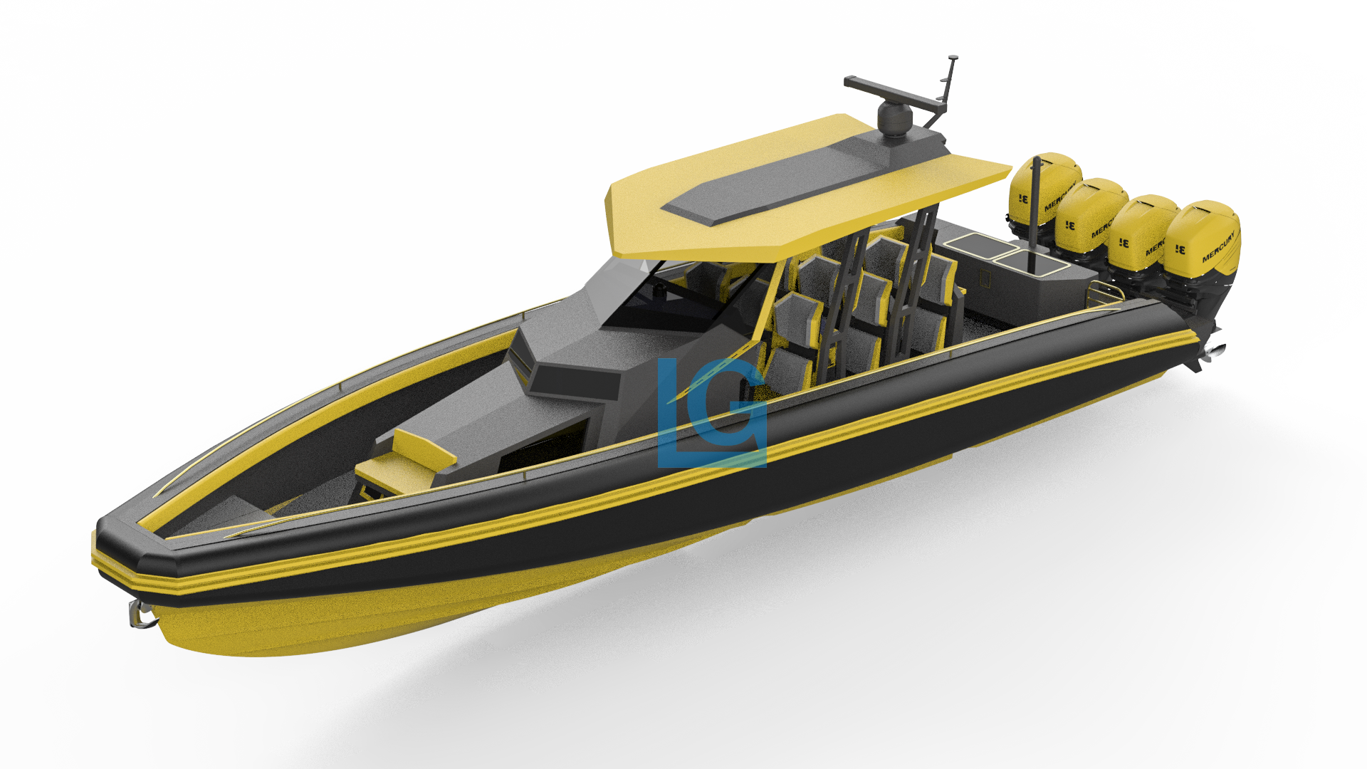 10m High-Speed Inflatable Boat | 75+ Knots RIB for Offshore & Rescue