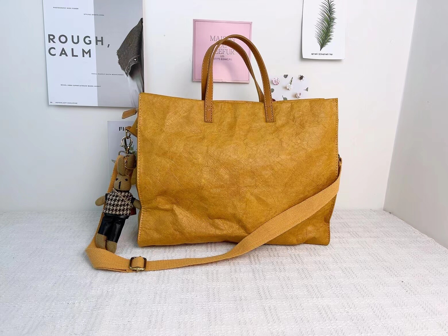 Kraft paper tote bag
