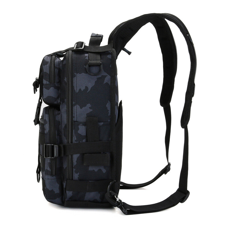 Multi functional fishing bag, sports outdoor large chest bag, single Shoulder backpack