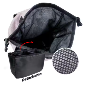 Custom Odor Proof Smell Proof Travel Stash Bag Carbon Lined Smellproof Backpack With Combination Lock