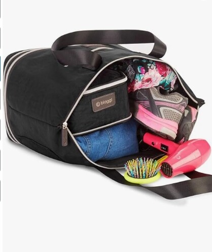 biaggi ZipSak Boost! Foldable Travel Tote – Lightweight, TSA Approved, Convertible Carryall for Airplane, Gym, Weekender