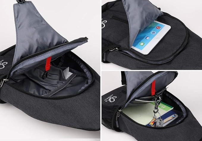  Crossbody Sling Backpack Sling Bag Travel Hiking Chest Bag Daypack