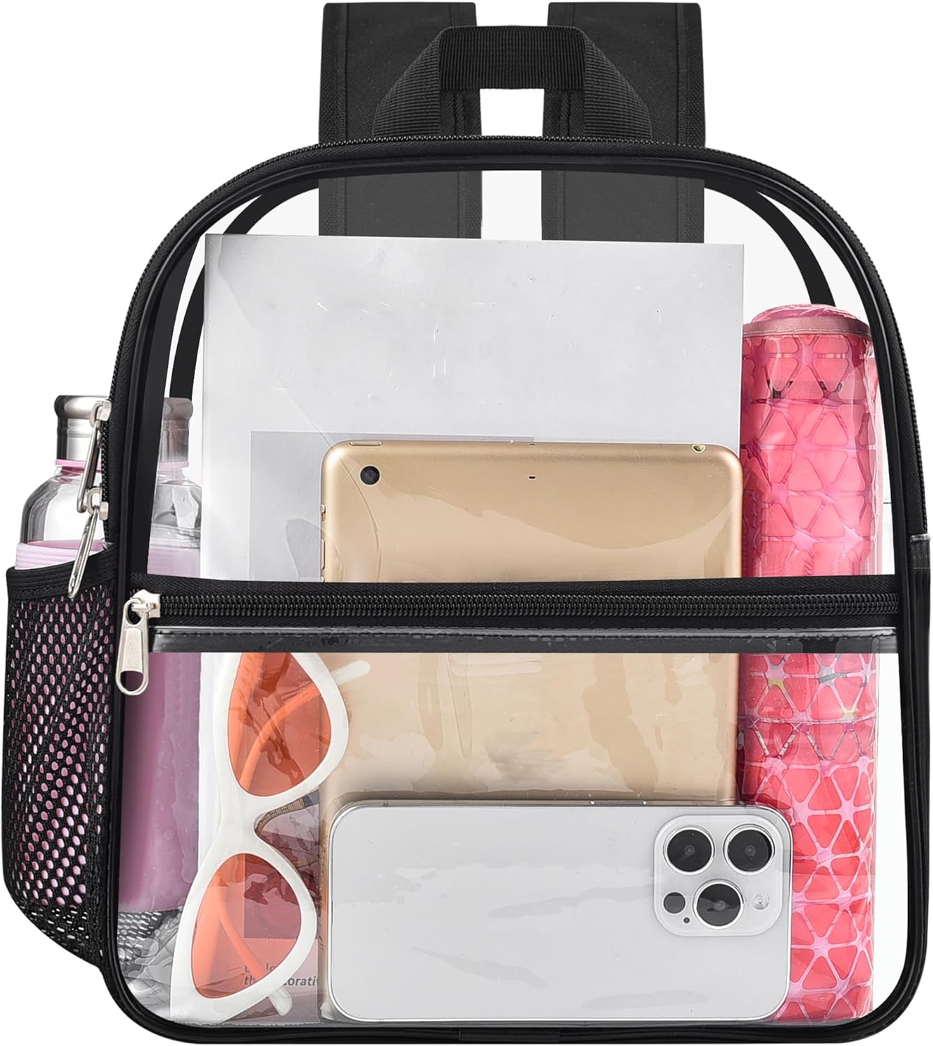 lear Backpack for Stadium Approved 12×6×12, Water proof Clear Bag for Stadium Events and Concert Work Sport Event