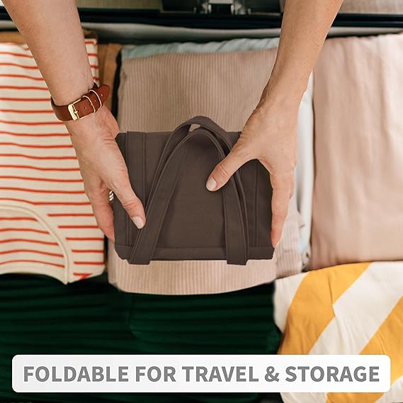 Large Canvas Tote Bag for Women Everything Bag with Pockets and Laptop Sleeve