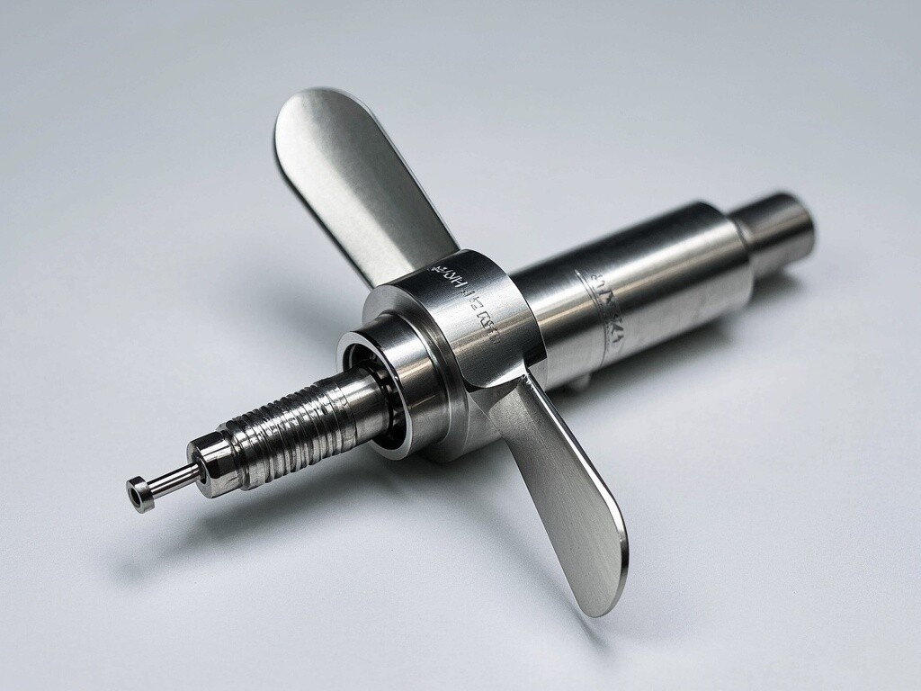 Custom made stainless steel rotax engine propeller extension