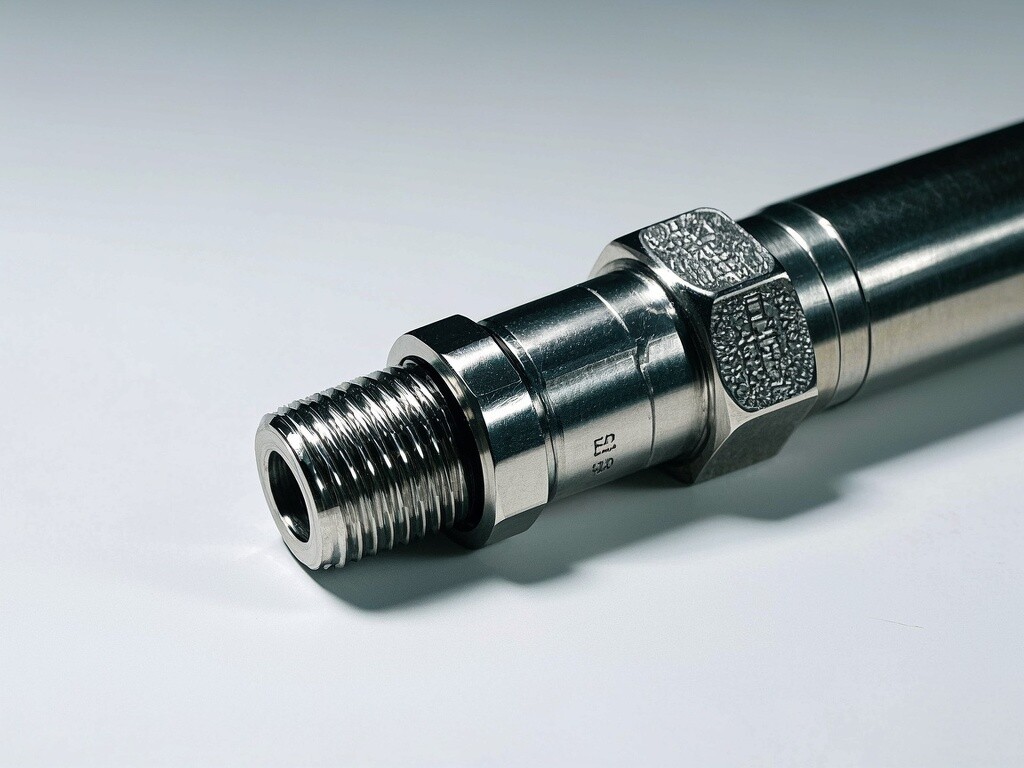 Customize precision machined steel/titanium banjo hydraulic fitting