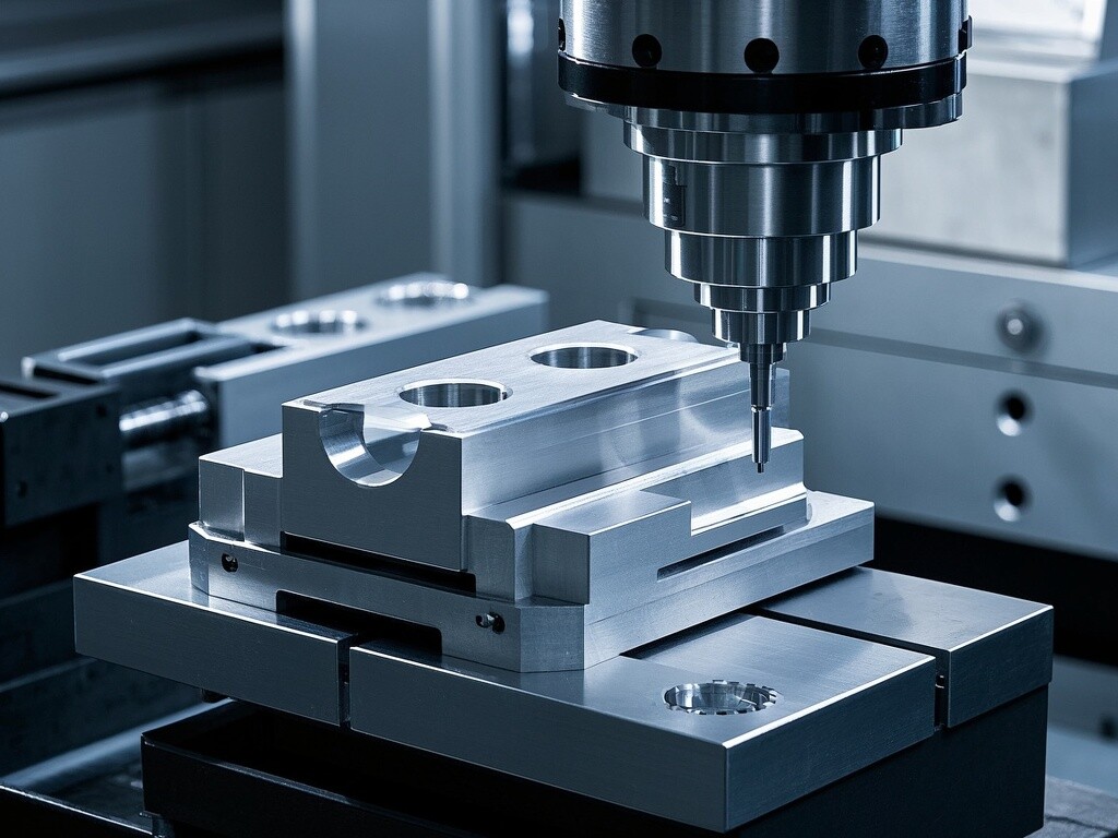 5 axis cnc milling billet aluminum block