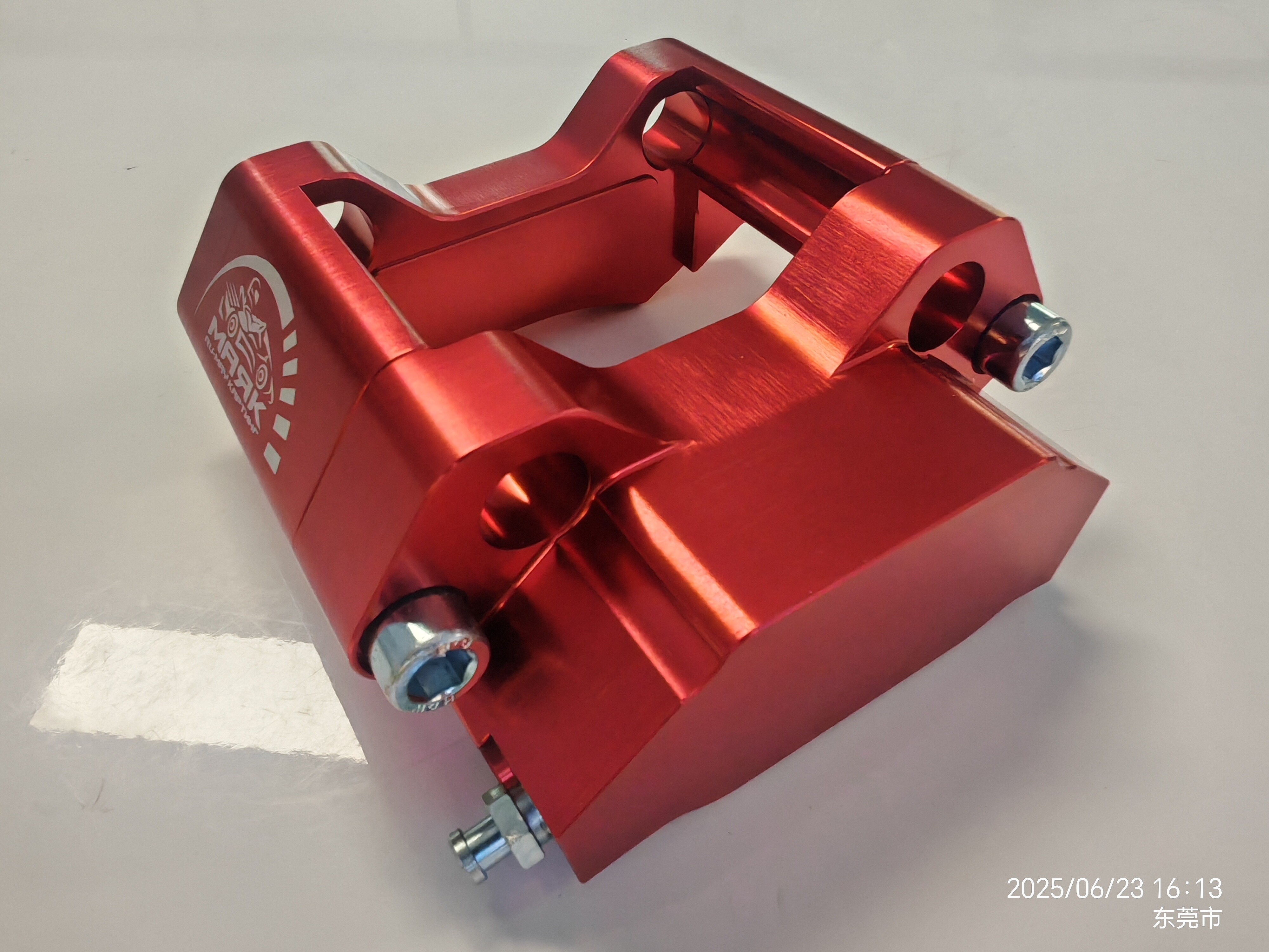 CNC Machined Billet Aluminum 6061 Motorcycle Headlight Brackets Fork Mounting Bracket