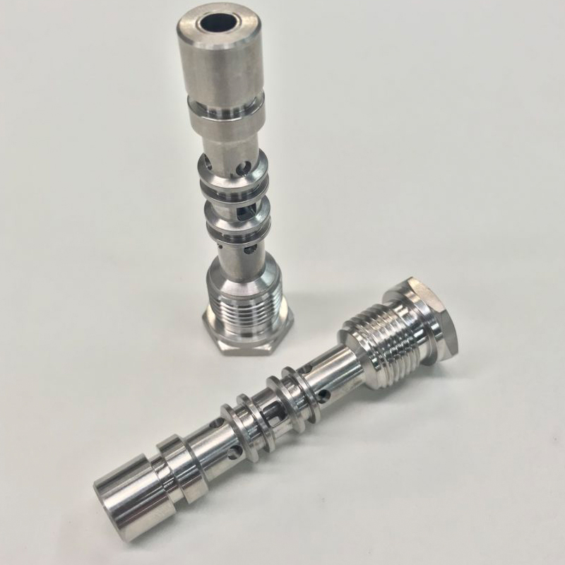 Precision CNC Turning Machining Stainless Steel 304, 316 Hydraulic Valve Spool Sleeve, Valve Cage