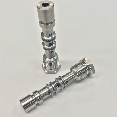 Precision CNC Turning Machining Stainless Steel 304, 316 Hydraulic Valve Spool Sleeve, Valve Cage