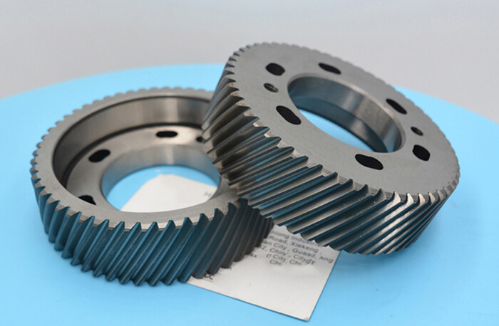 Custom Made Carbon Steel Bevel Helical Transmission Gear Wheel