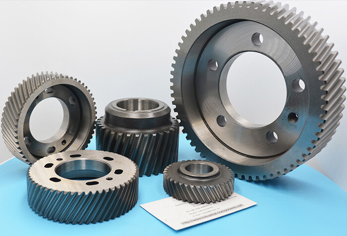 Custom Made Carbon Steel Bevel Helical Transmission Gear Wheel
