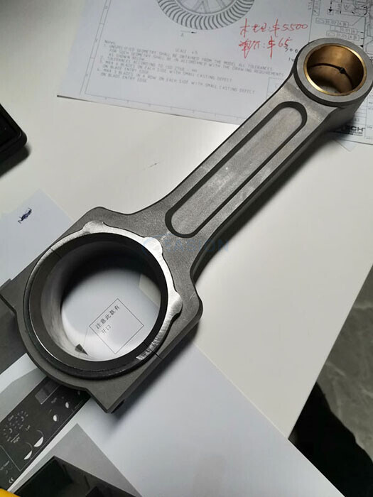 High quality titanium the strongest connecting rod for motorcycle