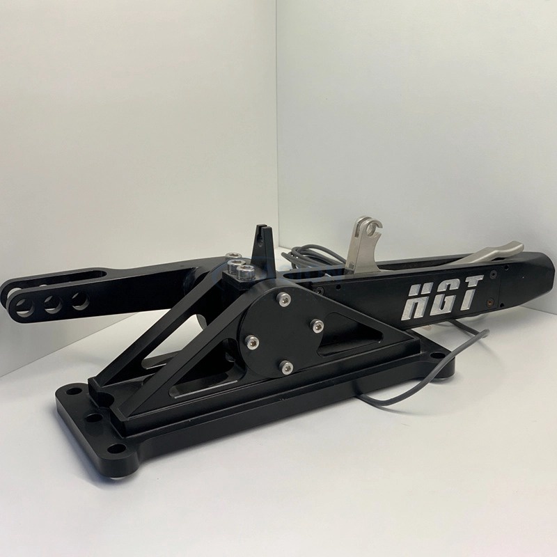 OEM precision CNC machined anodized aluminum racing car hand brake