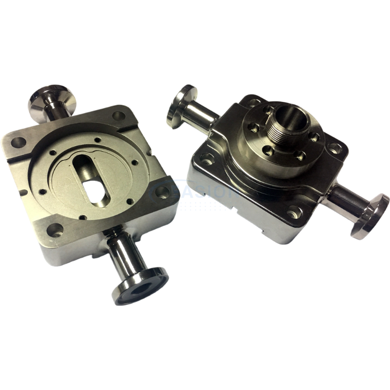 High precision CNC machining turning lathing stainless steel hydraulic parts