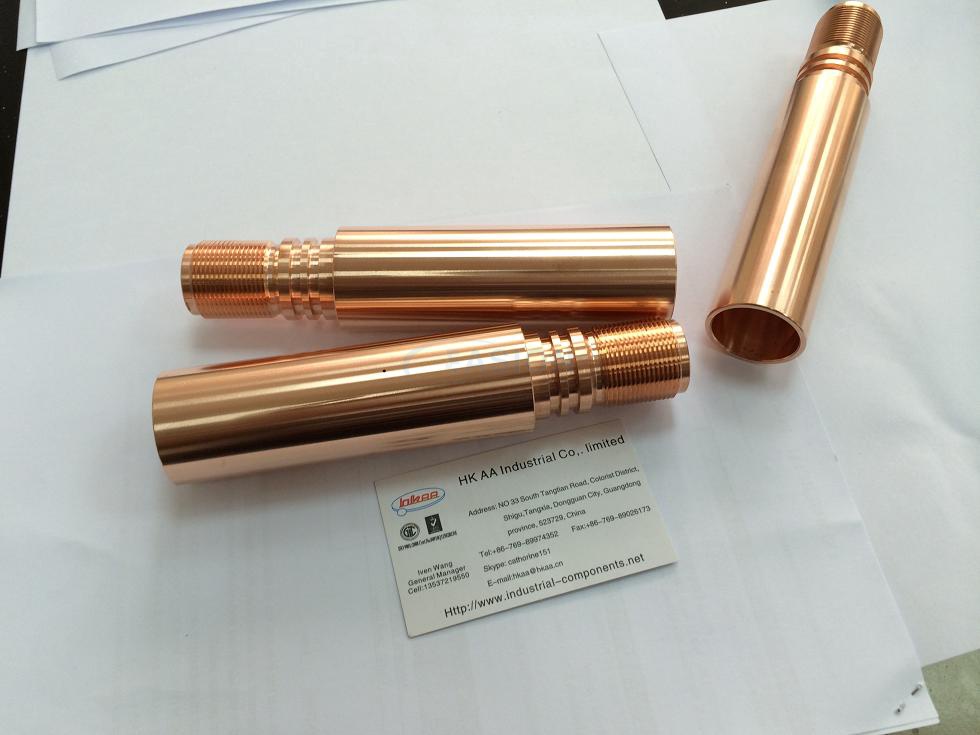 Customized precision CNC machined brass lamp lighting component