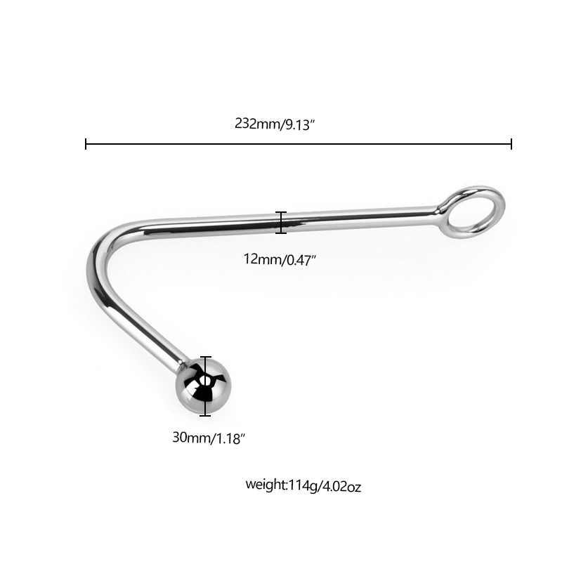 Metal Anal Hook