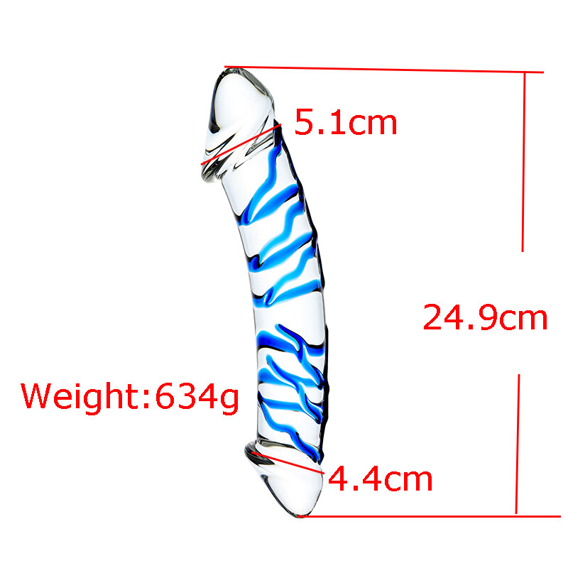 Large Realistic Glass Dildo