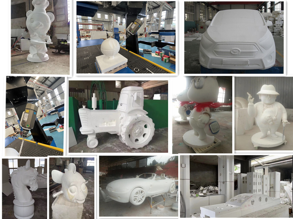 WS1325 5 Axis Styrofoam CNC Router (table move) sample.jpg