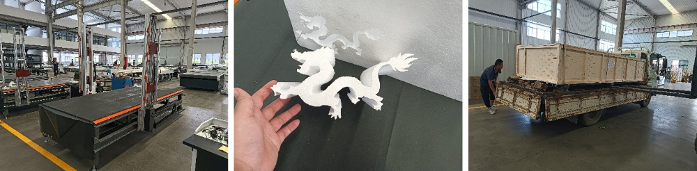 Industrial Large 4 Axis 2D 3D Hot Wire Panel Foam Block CNC Cutting Machine For Sale