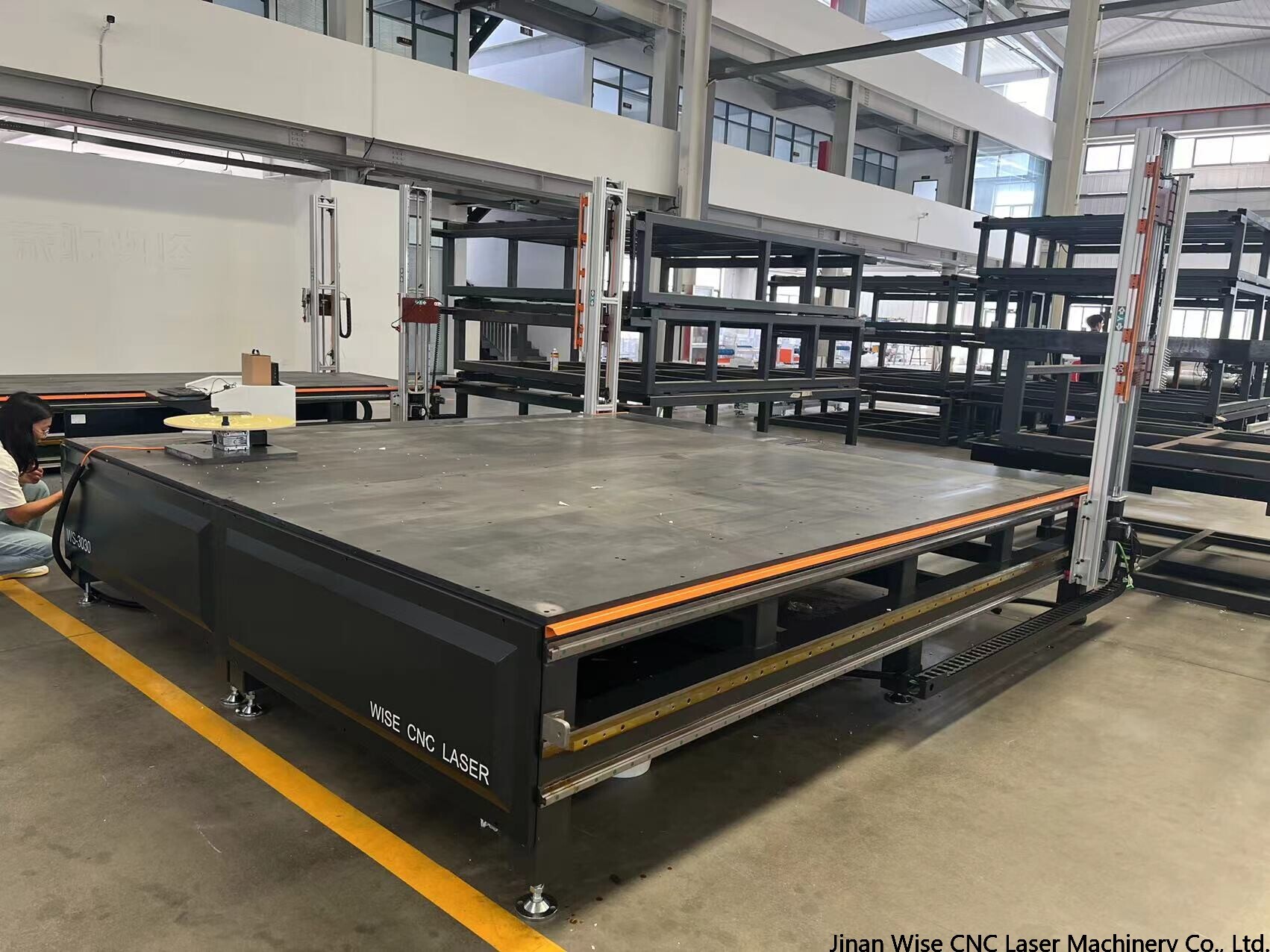 WS3030 5 axis hot wire foam cutting machine is ready for Jamaica customer