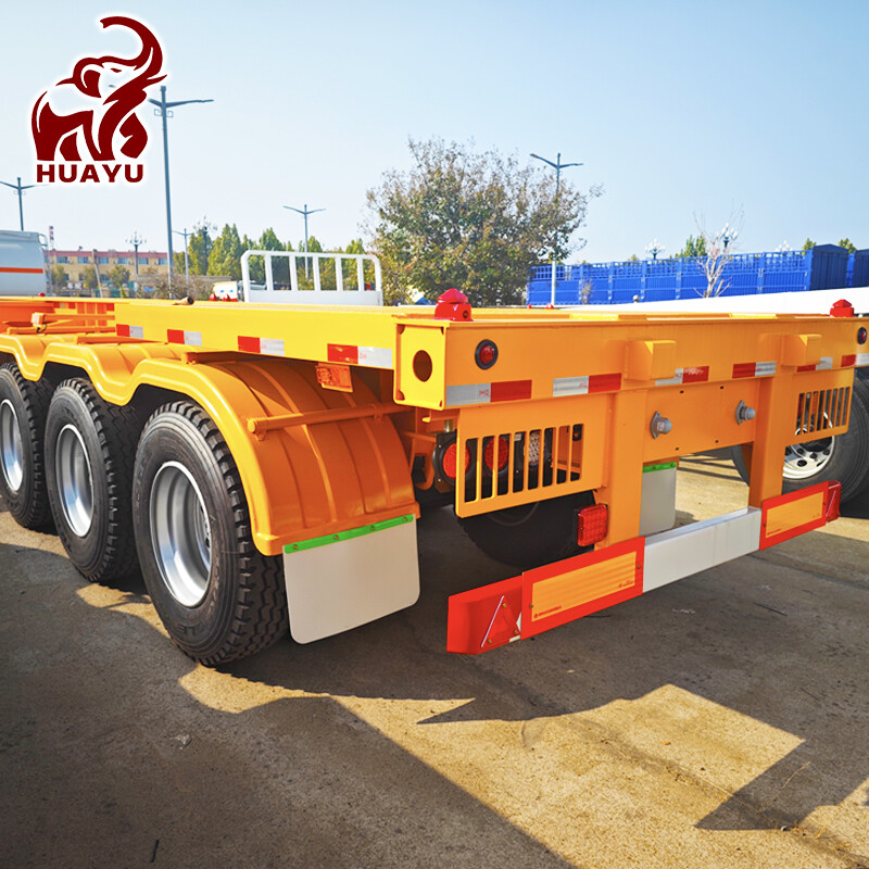 3 Axles 40FT Skeleton Trailer