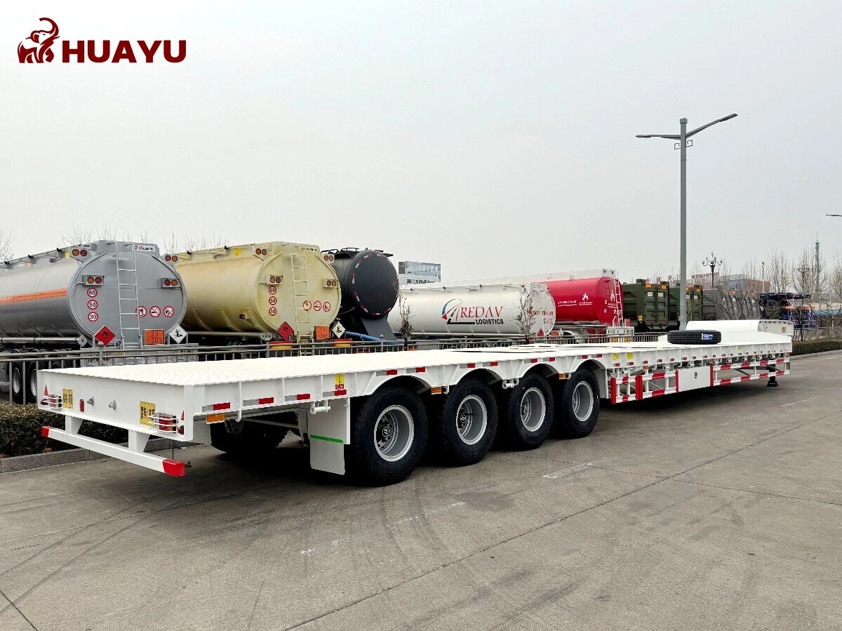 20m 100Ton Extendable Lowbed Trailer
