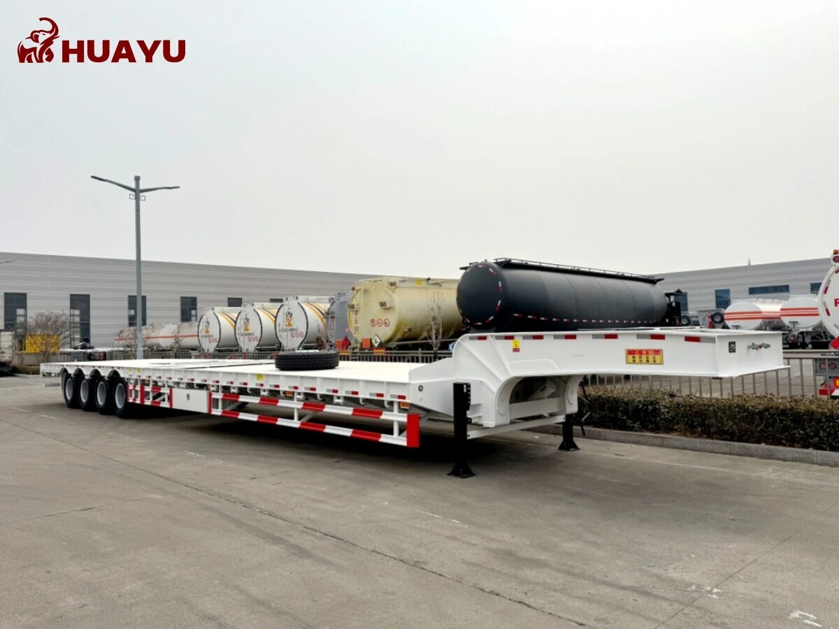 20m 100Ton Extendable Lowbed Trailer