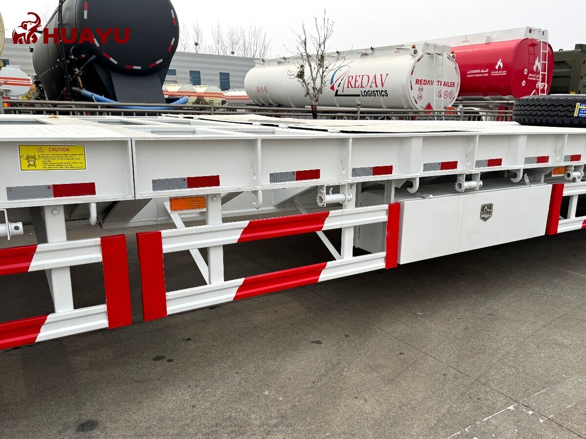 20m 100Ton Extendable Lowbed Trailer