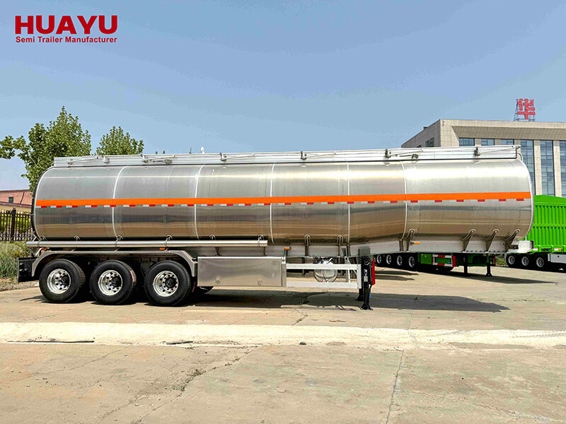3 Axles 40000 Liters 40cbm Diesel Petroleum Fuel Liquid Oil Fuel Semi Trailer