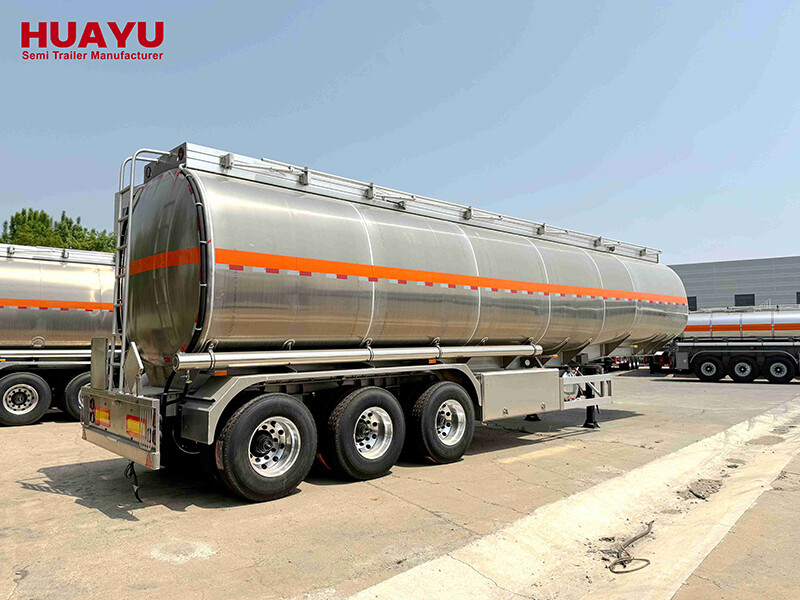 3 Axles 40000 Liters 40cbm Diesel Petroleum Fuel Liquid Oil Fuel Semi Trailer