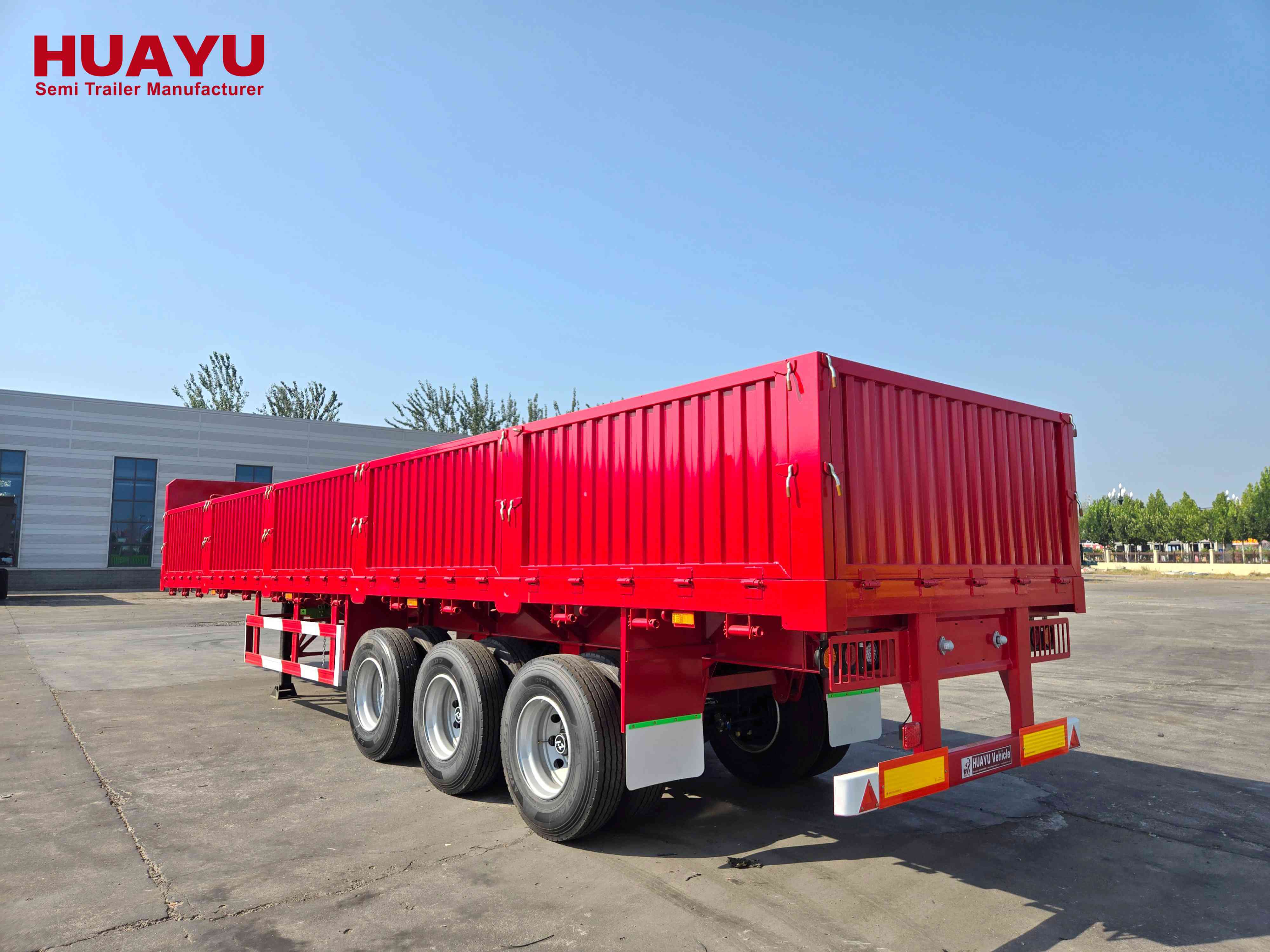 3 Axles 60Ton Side Wall Trailer