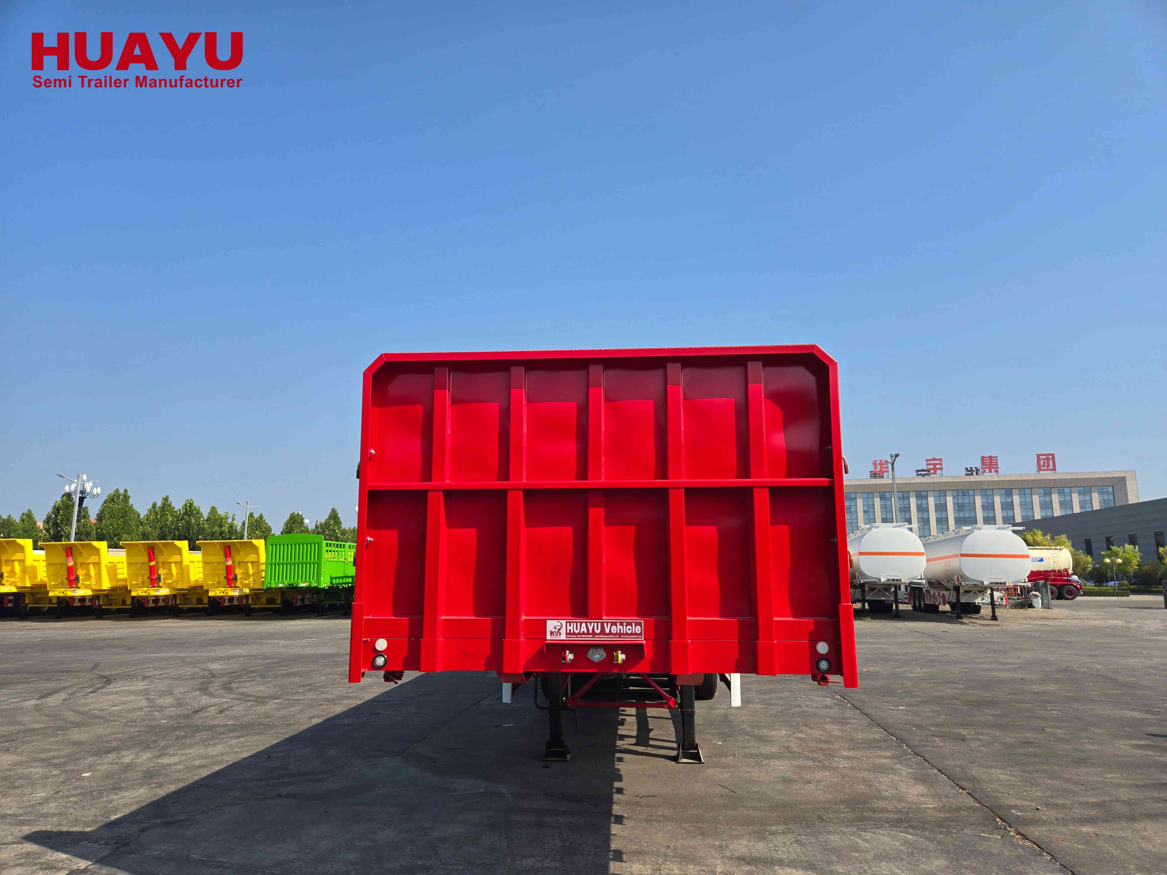 3 Axles 60Ton Side Wall Trailer