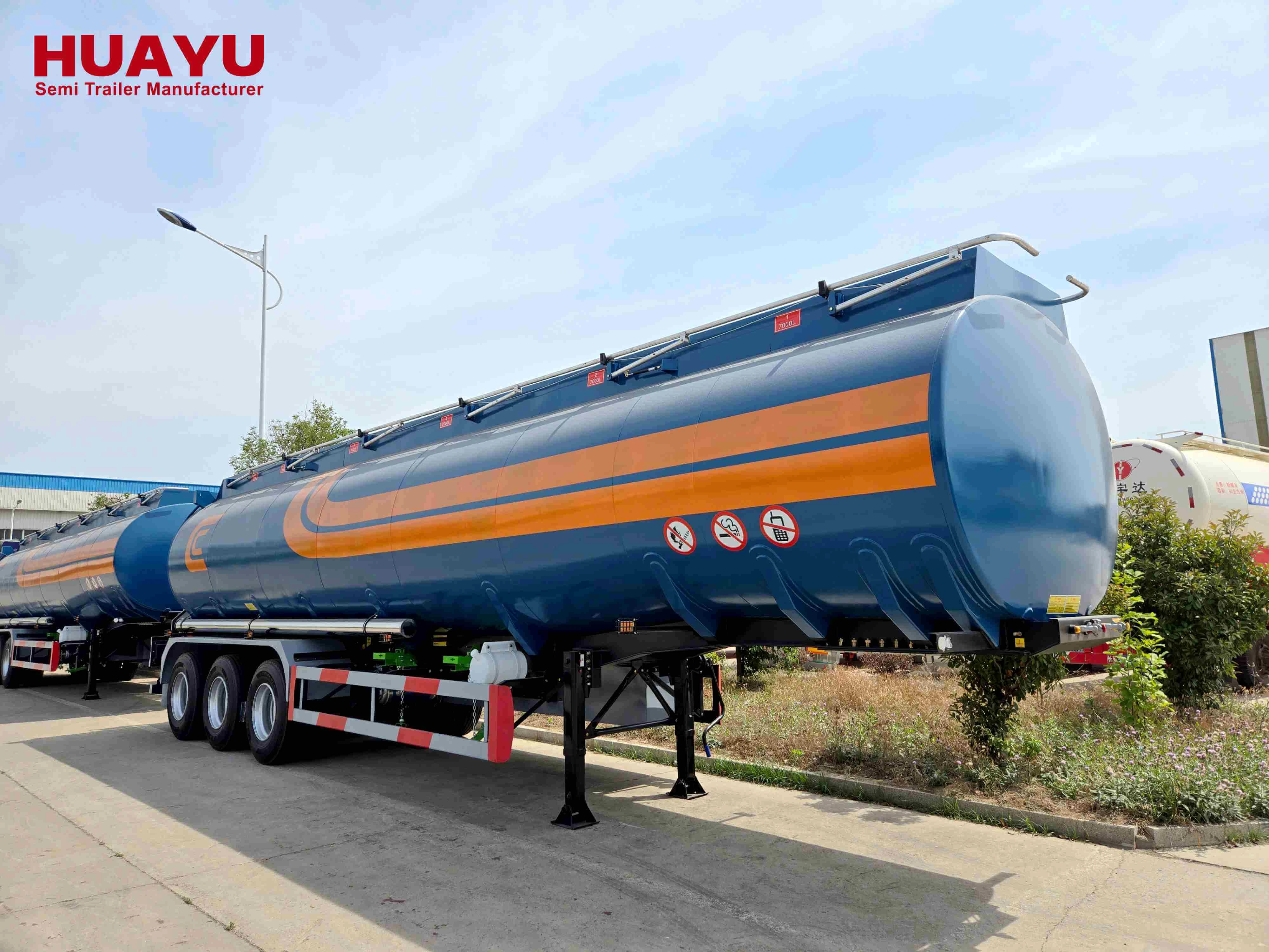40000 Liters Tri Axles Petrol Tanker Semi Trailer