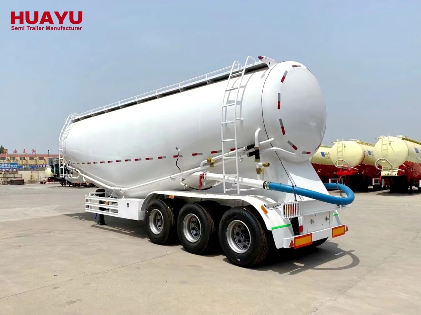 3 Alxe 40CBM Dry Trailer Cement Bulker Semi Trailer