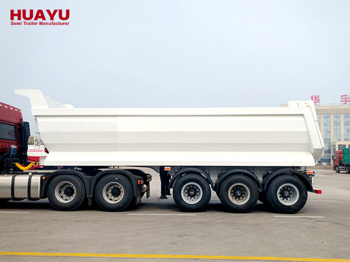 3 Axle End Tipper Semi Trailer