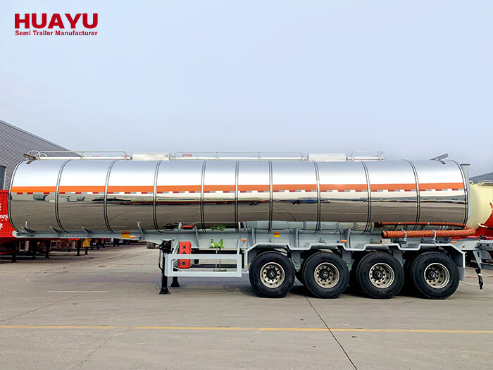 4 Axle 45000liters Asphalt tank semi trailer