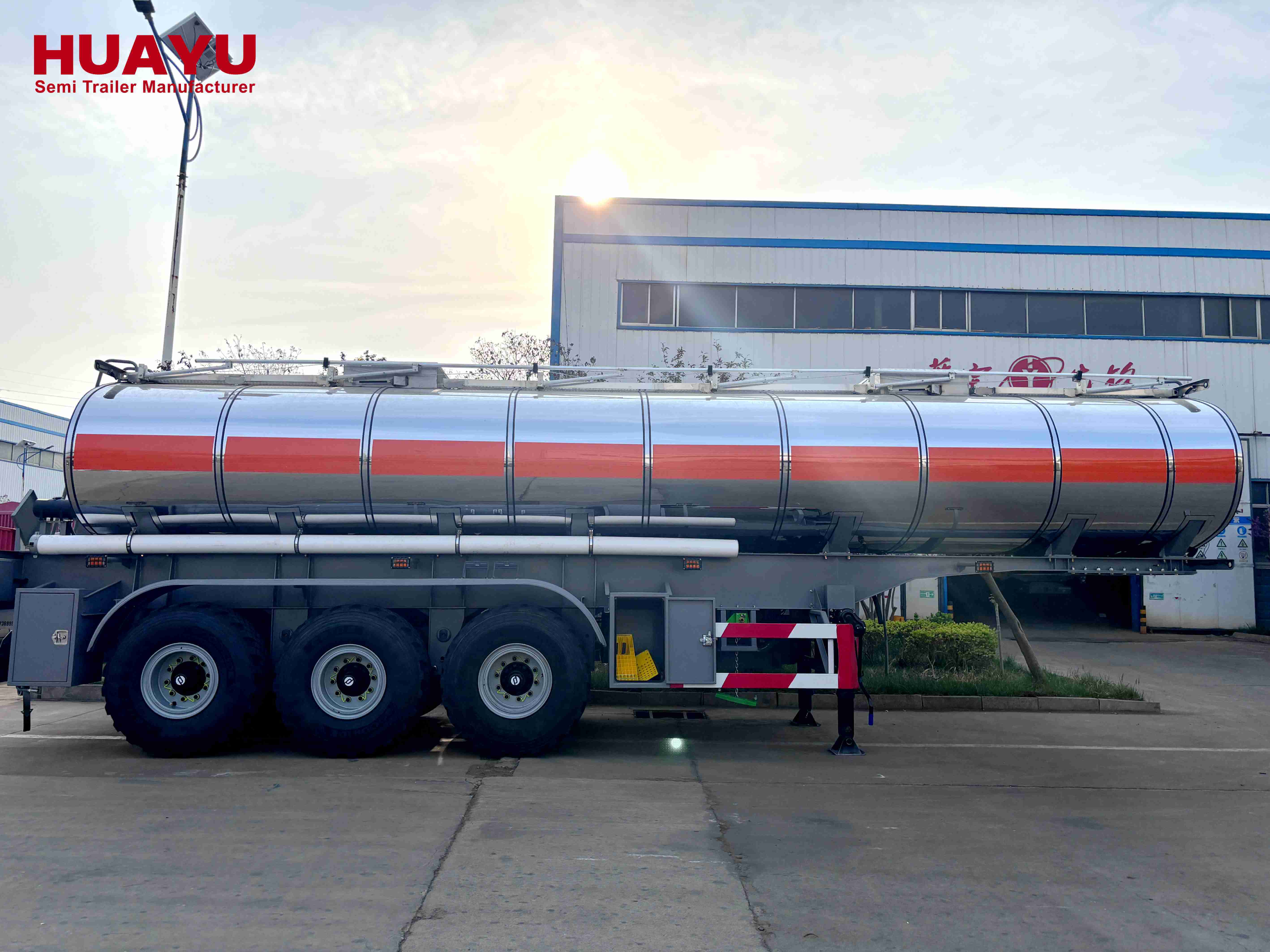 3 Axles Keep Warmn Stainless Steel Tanker Trailer