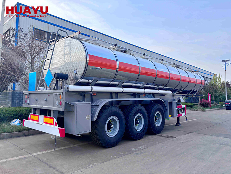 3 Axles Keep Warmn Stainless Steel Tanker Trailer