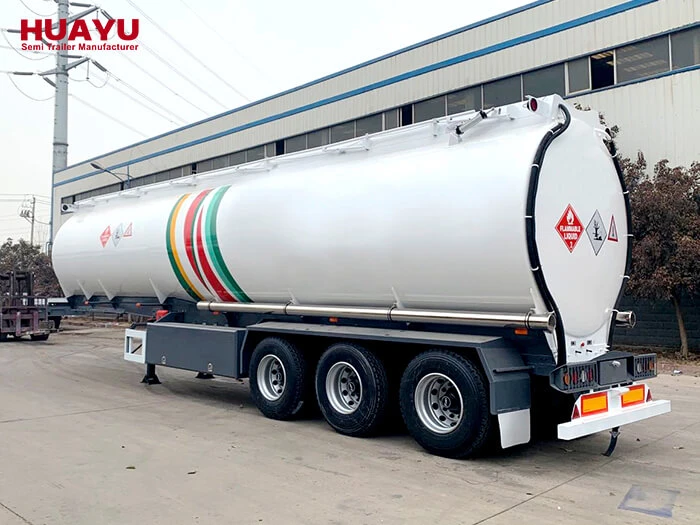 42000L Fuel Petrol Diesel Gasoline Tanker Semi Trailer